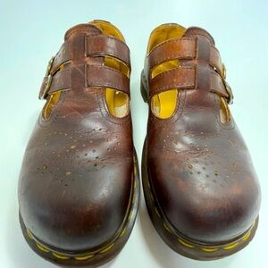 Vintage Dr Martens Brown Mary Jane US Size 8